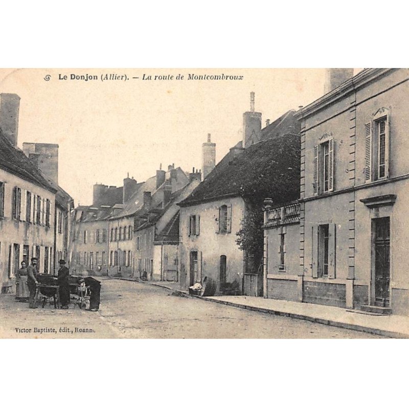 LE DONJON : la route de montcombroux - tres bon etat