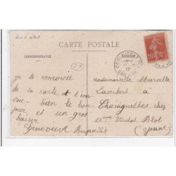 PUITS : Ferdinand BRIGANDAT, épicier et sont attelage (rarissime) - bon état (un petit pli d'angle)