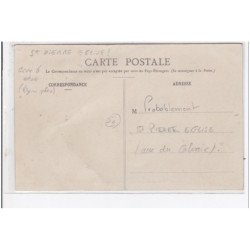 SAINT PIERRE EGLISE : carte publicitaire de Jean CHANONY - coutelier repasseur - remouleur - état ( légers plis)