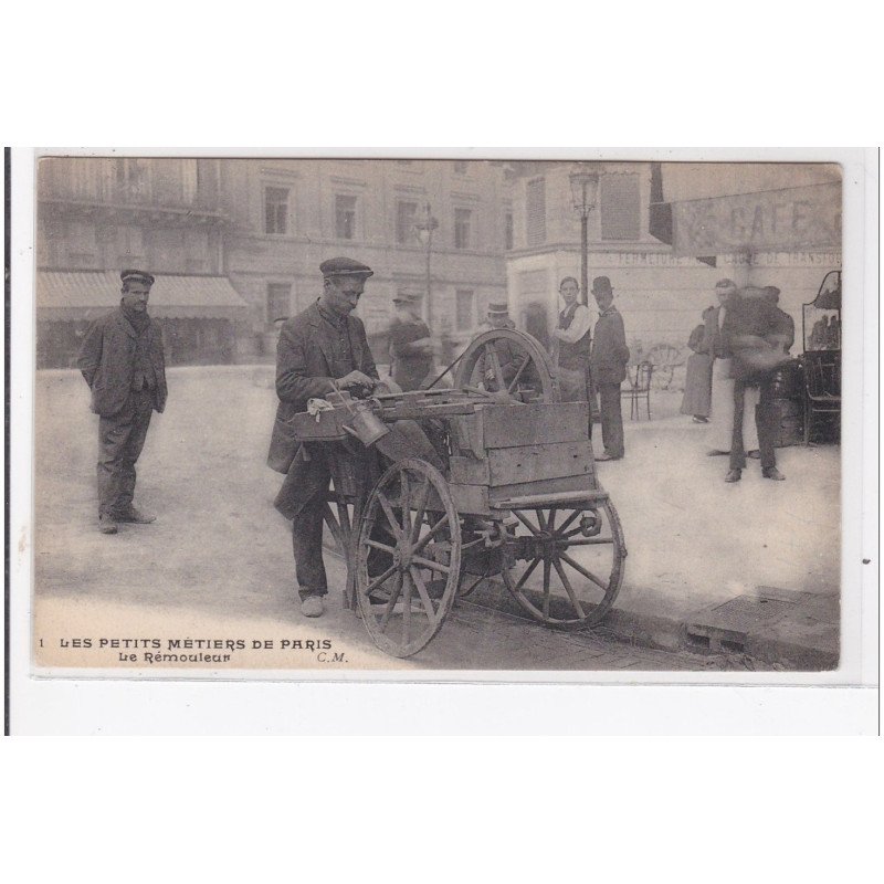 LES PETITS METIERS DE PARIS : le rémouleur (éditeur MALCUIT) - très bon état