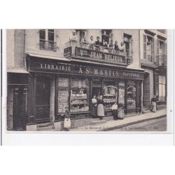 MORLAIX : la maison de la carte postale 6 rue gambetta librairie a st-martin papeterie von jean relieur - tres bon etat