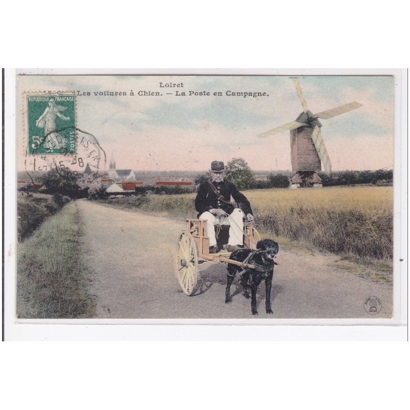 VIENNE-en-VAL : les voitures à chien, la poste en campagne - tres bon etat