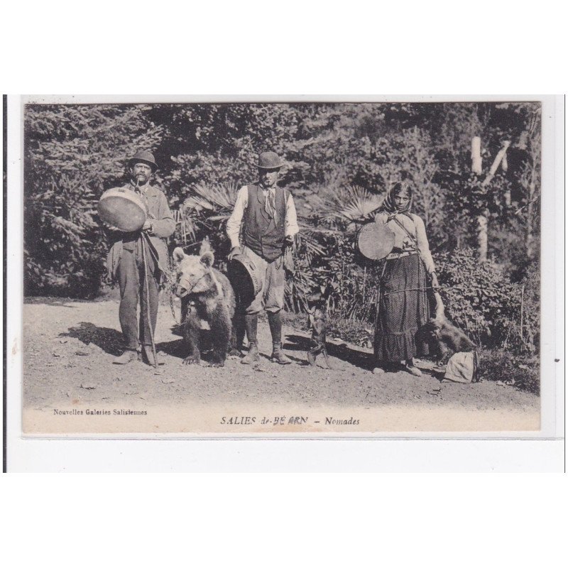 SALIS-de-BEARN : nomades (montreur d'ours) - etat