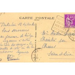 PONTARLIER : sous la neige, faubourg saint-etienne - tres bon etat