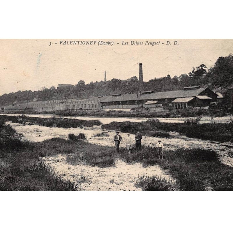 VALENTIGNEY : les usines peugeot - tres bon etat