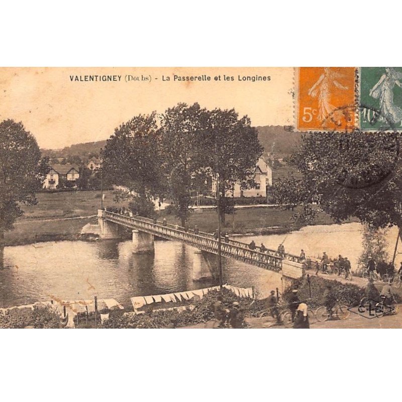 VALENTIGNEY : la passerelle et les longines - etat