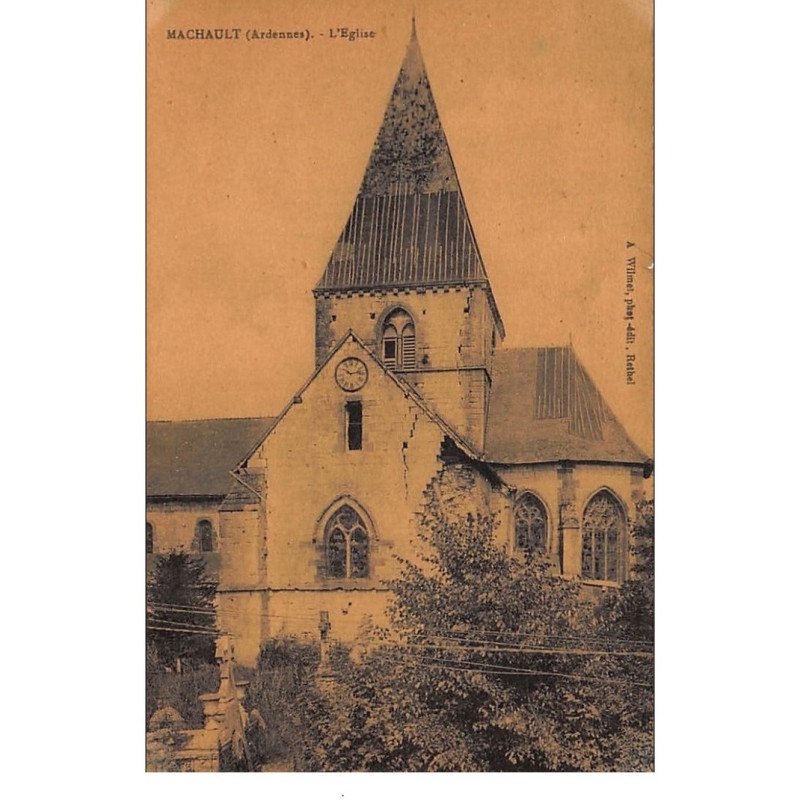MACHAULT : l'eglise - tres bon etat