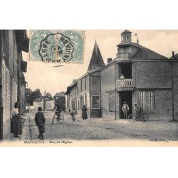 MACHAULT : rue de l'eglise - etat