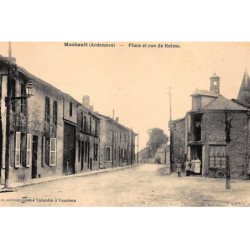 MACHAULT : place et rue de reims - etat