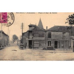 MACHAULT : place et rue de reims - etat