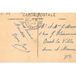 MACHAULT : place et rue de reims - etat