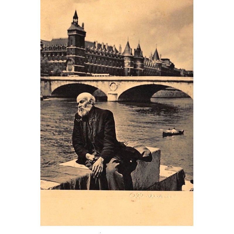 Albert MONIER : paris, entre les ponts... quai de gesvres - tres bon etat
