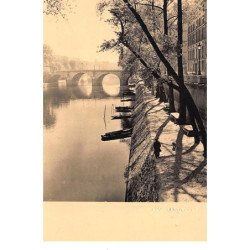 Albert MONIER : paris, les berges de l'ile st-louis et le pont marie - tres bon etat