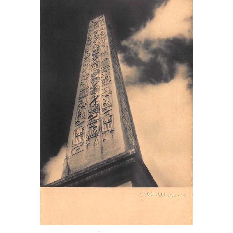 Albert MONIER : l'obelisque - tres bon etat