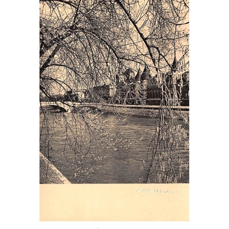 Albert MONIER : paris les quais au printemps - tres bon etat