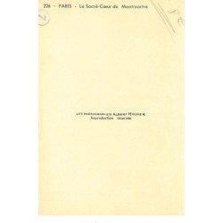 Albert MONIER : paris le sacré-coeur de montmartre - tres bon etat