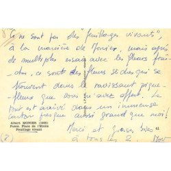 Albert MONIER : paris place de l'etoile, feuillage vivant - tres bon etat