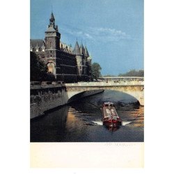 Albert MONIER : paris la seine et le palais de justice - tres bon etat