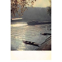 Albert MONIER : paris la seine vers l'ile saint-louis - tres bon etat