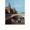 Albert MONIER : paris la seine et le palais de justice - tres bon etat