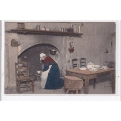 FINISTERE : interieur de ferme - tres bon etat