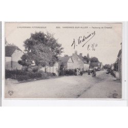 VARENNES-sur-ALLIER : faubourg du chazeuil, autographes verdines, aviation - tres bon etat