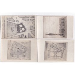 LILLE : architecteur Dubuisson, plans, 6 CPA - tres bon etat