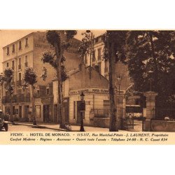 VICHY : hotel de monaco - tres bon etat