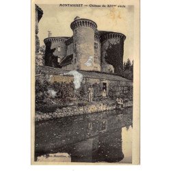 MONTAIGUET : chateau du XIVe siecle - etat