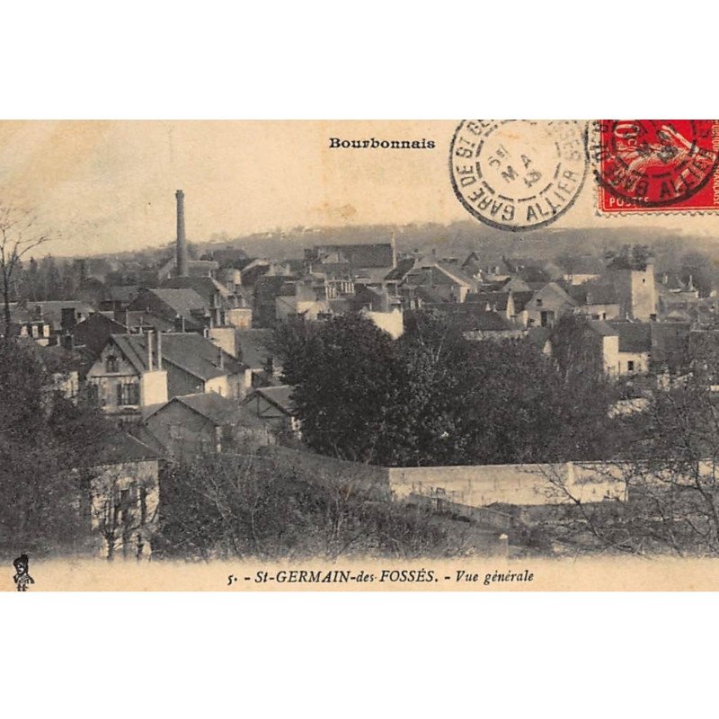 SAINT-GERMAIN-des-FOSSES : vue generale - tres bon etat