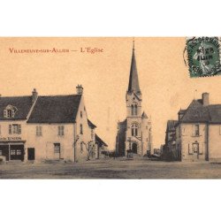 VILLENEUVE-sur-ALLIER : l'eglise - tres bon etat