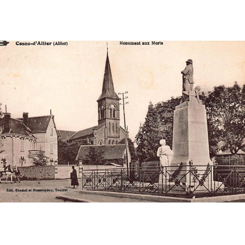 COSNE-D'ALLIER : monument aux morts - etat