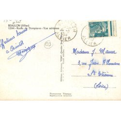 BEAULON : route de dompierre vue arienne - etat