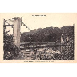 LE BONO - Le Pont suspendu sur la Rivière - très bon état