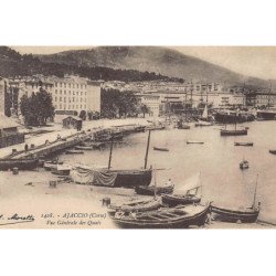 AJACCIO : vue generale des quais - tres bon etat