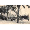 AJACCIO : place des palmiers et le port - tres bon etat