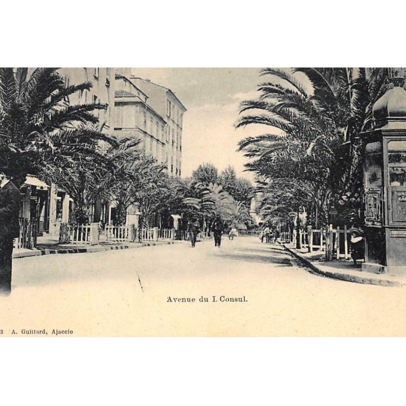 AJACCIO : avenue du 1er consul - tres bon etat