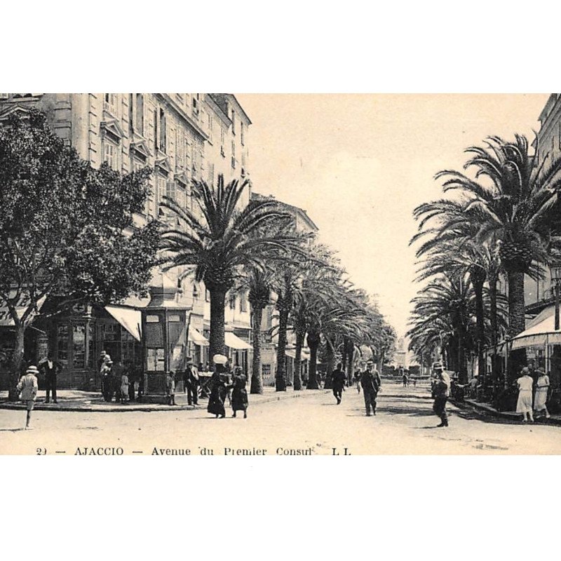 AJACCIO : avenue du premier consul - tres bon etat