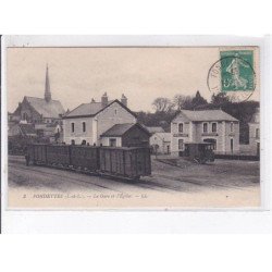 FONDETTES: la gare et l'église - très bon état