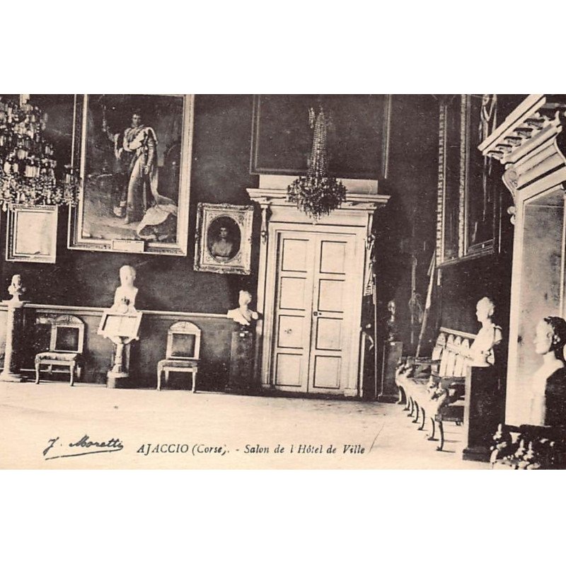 AJACCIO : salon de l'hotel de ville - etat