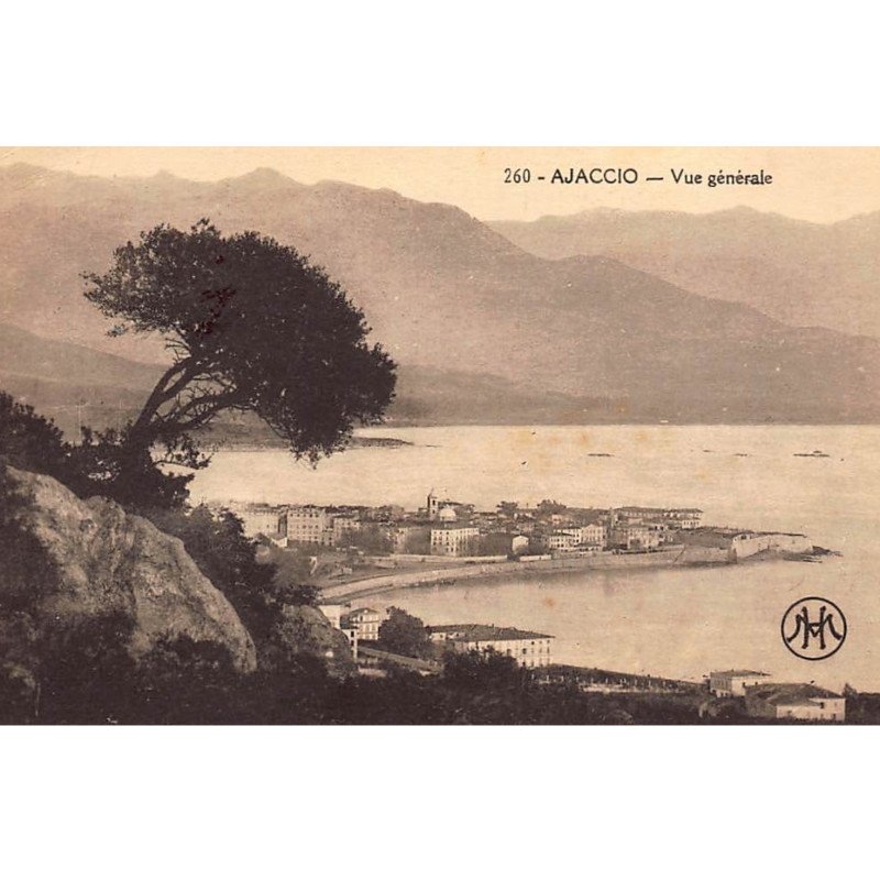 AJACCIO : vue generale - etat