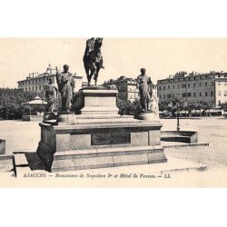 AJACCIO : monument de napoleon 1er et hotel de france - tres bon etat