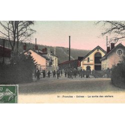 FRONCLES : usines, la sortie des ateliers - tres bon etat