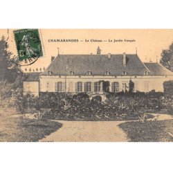 CHAMARANDES : le chateau, le jardin francais - tres bon etat