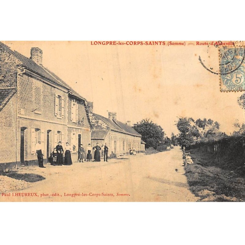 LONGPRE-les-CORPS-SAINTS : route d'abbeville - etat