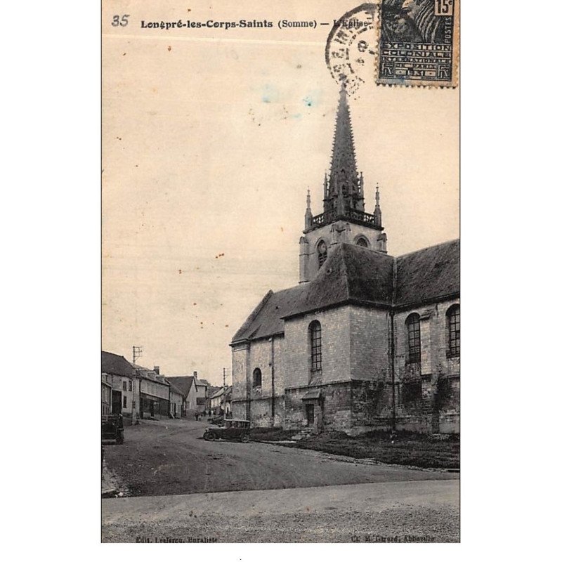 LONGPRE-les-CORPS-SAINTS : l'eglise - etat