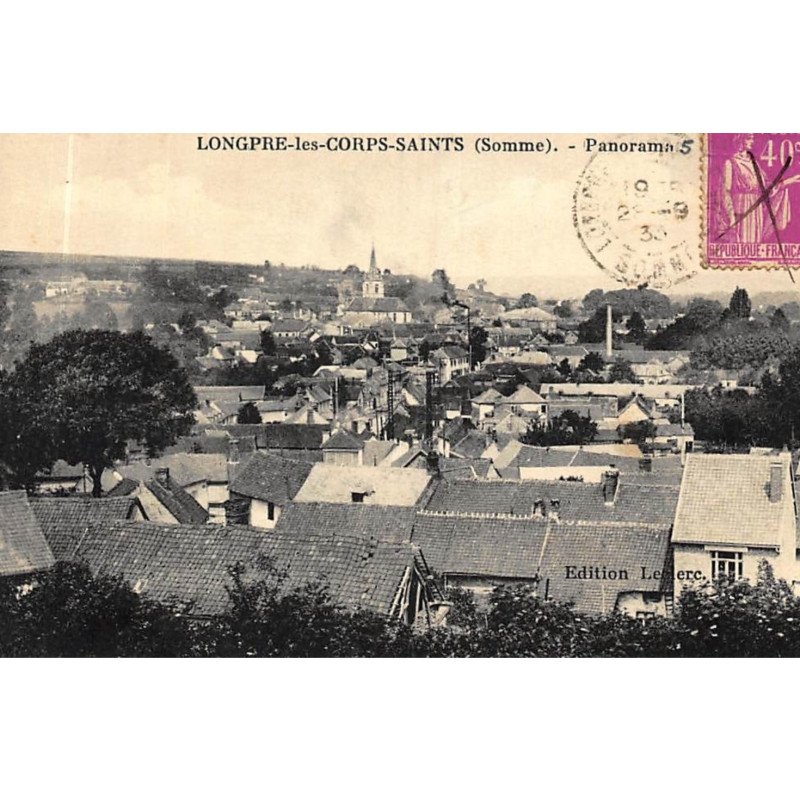 LONGPRE-les-CORPS-SAINTS : panorama - etat