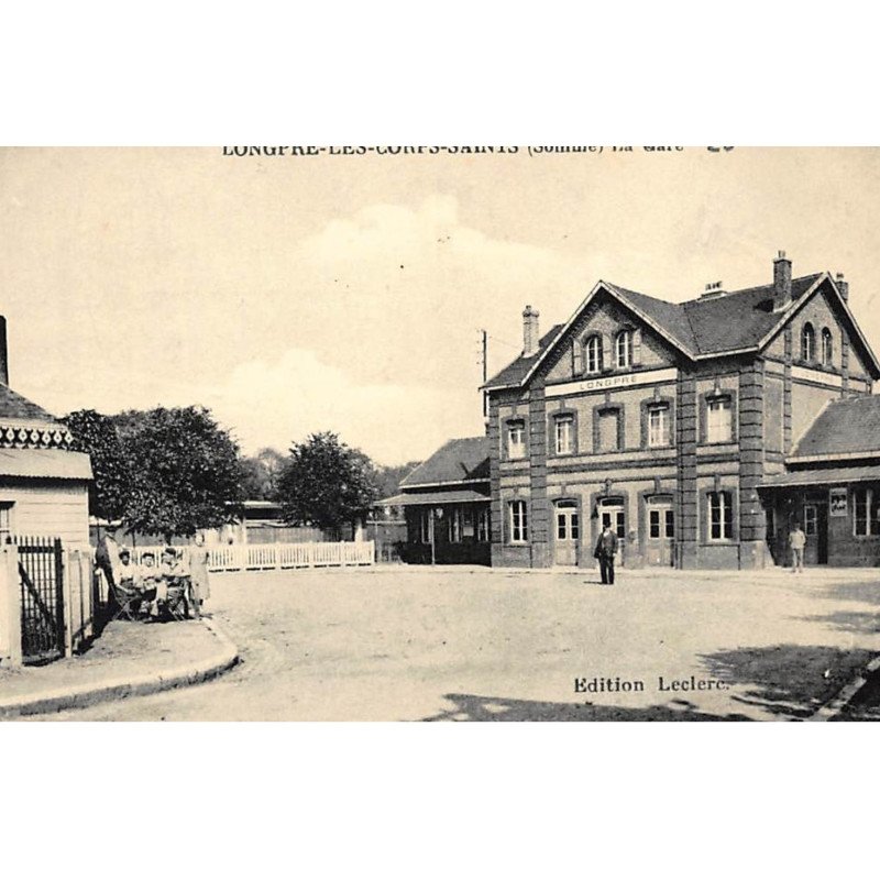 LONGPRE-les-CORPS-SAINTS : la gare - etat