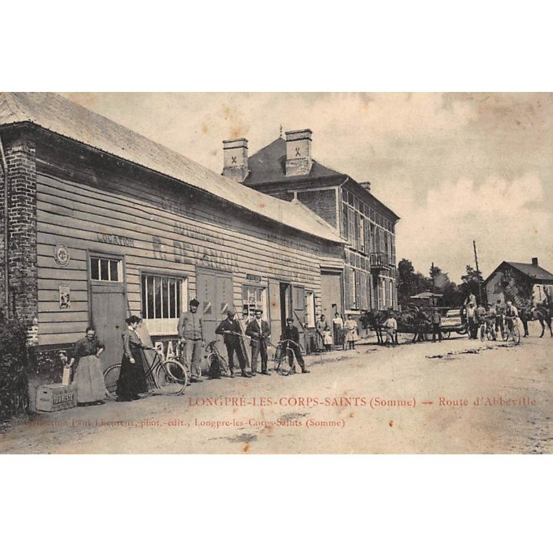 LONGPRE-les-CORPS-SAINTS : route d'abbeville - etat