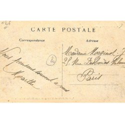 LONGPRE-les-CORPS-SAINTS : tamponnement du 18 novembre 1912 wagon enterré jusqu'aux essieux - etat